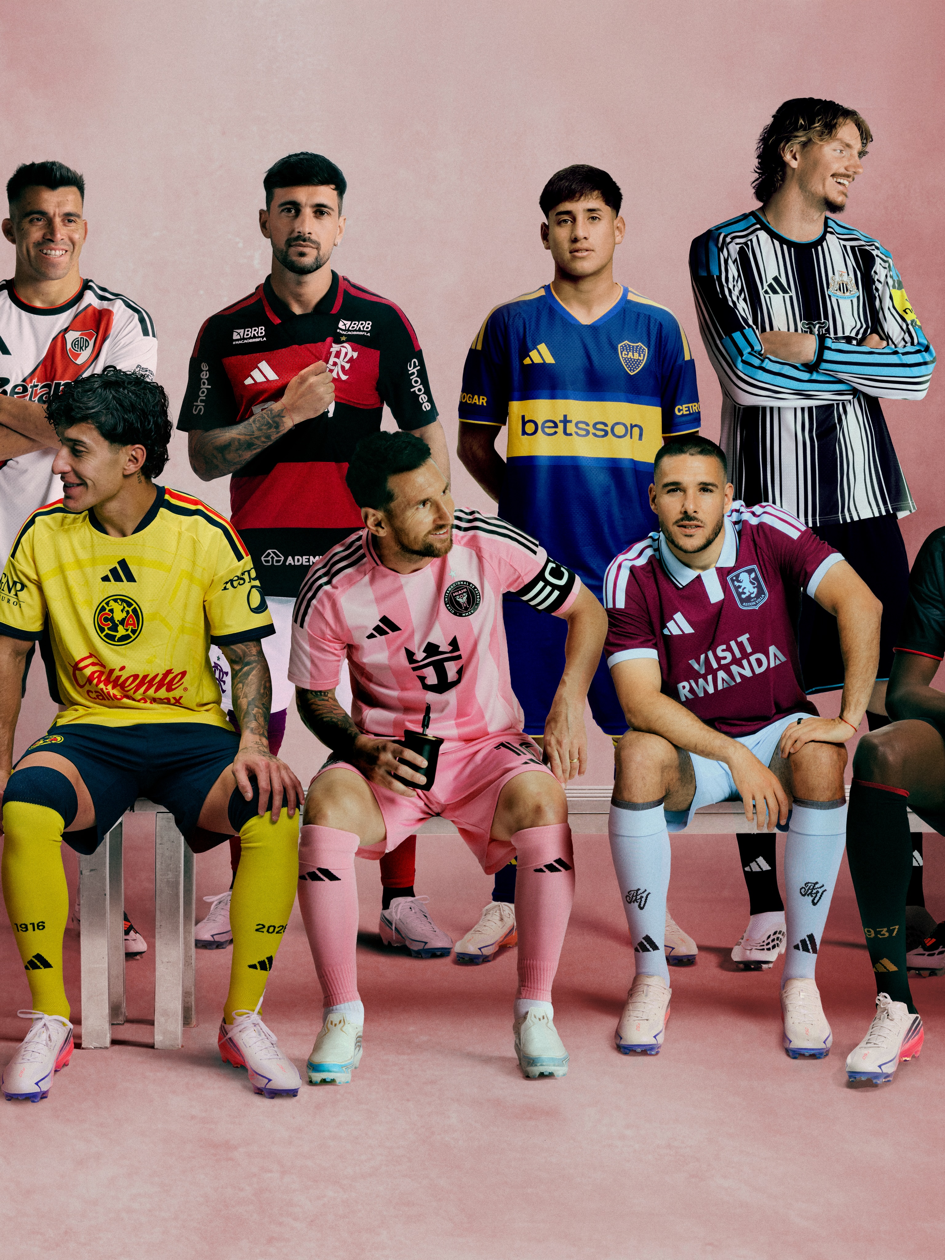 Maillots de clubs internationaux